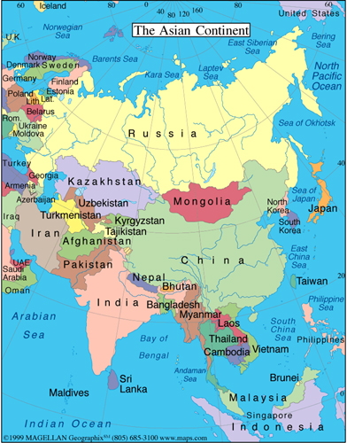 of countries Maps+of+asia