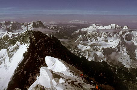 View from top of Everest